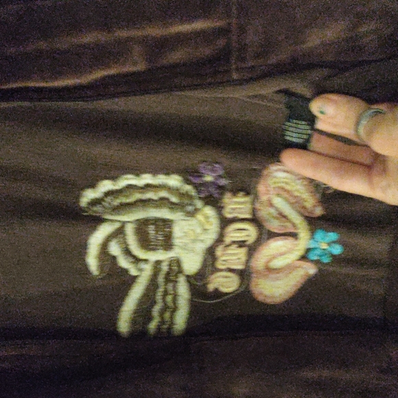 BCBG DOUBLE ZIPPERED EMBROIDERED🌺 SOFT JACKET - Picture 9 of 9